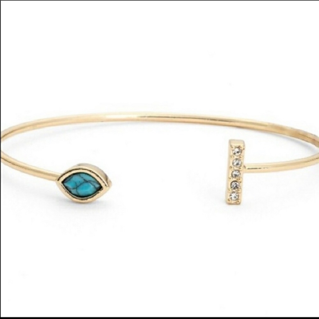Jules Smith Pave Bar And Stone Cuff